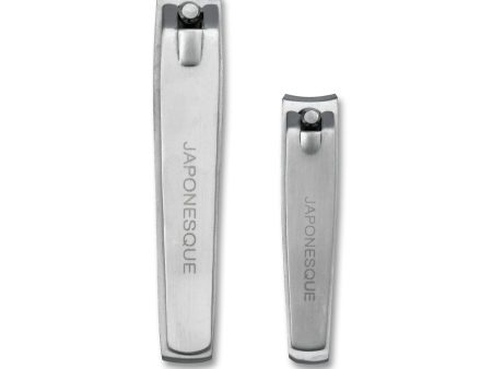 Japonesque Stainless Steel Sliver Fingernail & Toenail Clippers CORTA UÑAS PARA MANOS Y PIES Fashion