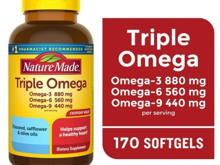 Nature Made Triple Omega 170 Count For Cheap