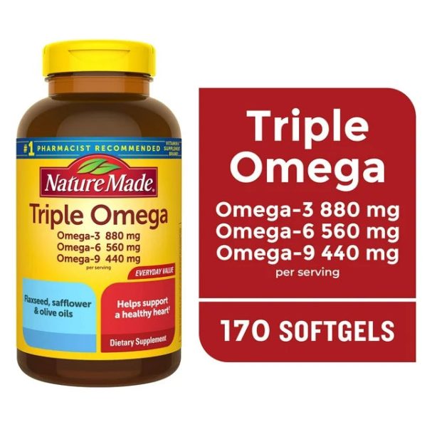 Nature Made Triple Omega 170 Count For Cheap