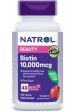 Biotin Natrol 10,000 mgc. 250 Tabletas de  Disolucion Rapida Supply