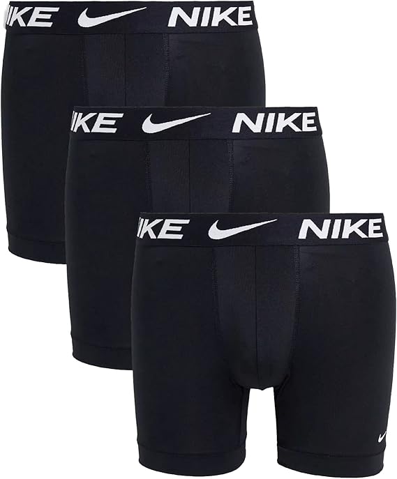 NIKE Calzoncillos tipo Boxer (brief) ESSENTIAL MICRO, con Tecnología DRI-FIT - PACK 3 CALZONCILLOS COLOR NEGRO Sale