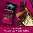 GHIRARDELLI RASPBERRY Dark Chocolate - Barra de chocolate negro intenso, frambuesa 100g Fashion