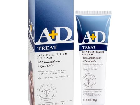 A+D Crema de tratamiento de sarpullido - Dimeticona + Óxido de Zinc 113gr on Sale