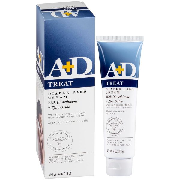 A+D Crema de tratamiento de sarpullido - Dimeticona + Óxido de Zinc 113gr on Sale