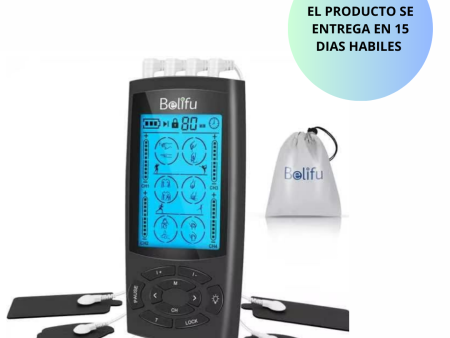 TENS estimulador muscular para alivio del dolor, 24 modos, 20 niveles de intensidad, masajeador de pulso eléctrico con pantalla grande, 8 almohadillas Hot on Sale