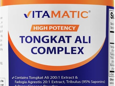 Vitamatic Tongkat Ali Complex 180 capsulas Supply