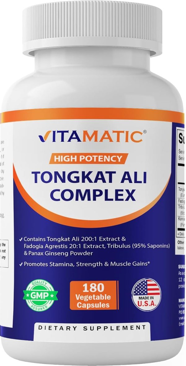 Vitamatic Tongkat Ali Complex 180 capsulas Supply