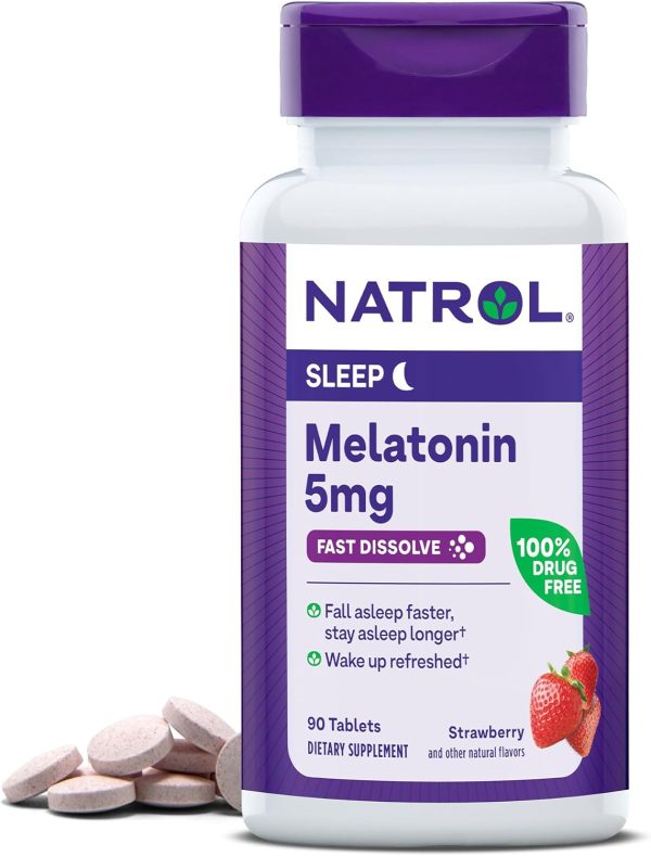 Melatonin Natrol 5mg en tabletas , fast dissolve Online Hot Sale