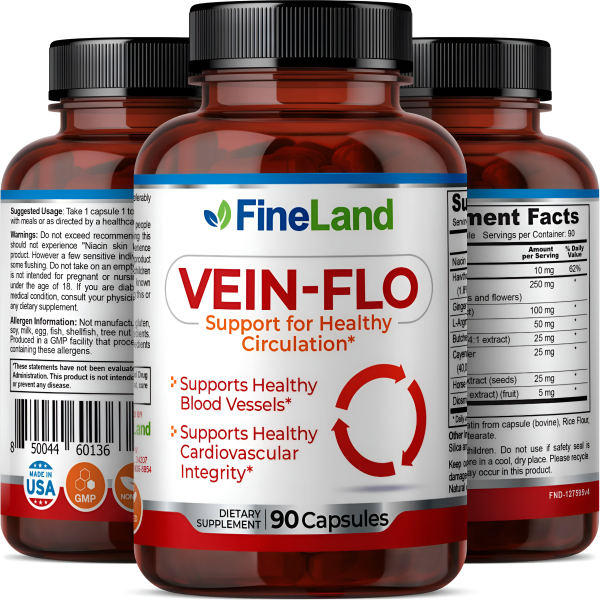 Vein-Flo apoyo para una circulación saludable- Fineland , 90 capsulas Online