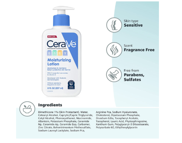 Cerave locion diaria para bebe , 237 ml Hot on Sale