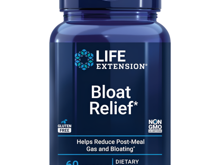 Bloat Relief Life Extension 60 Capsulas de Gel For Discount