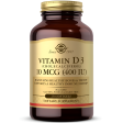 Solgar Vitamin D3 (Cholecalciferol) Capsulas Supply