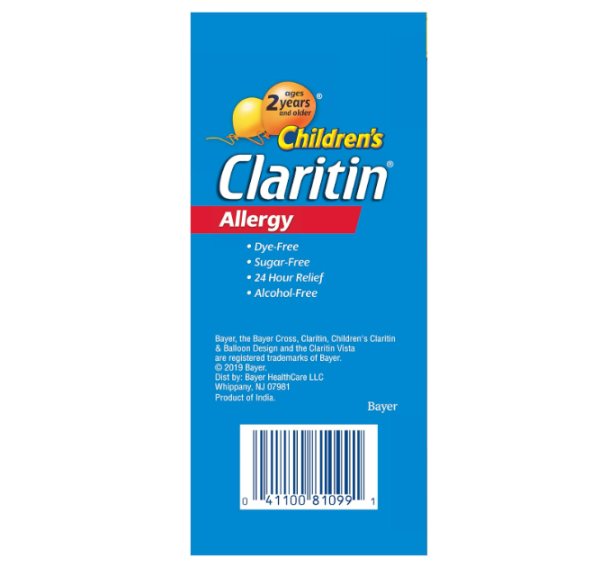 Claritin childrens para alergias las 24 horas para niños ,240ml Hot on Sale