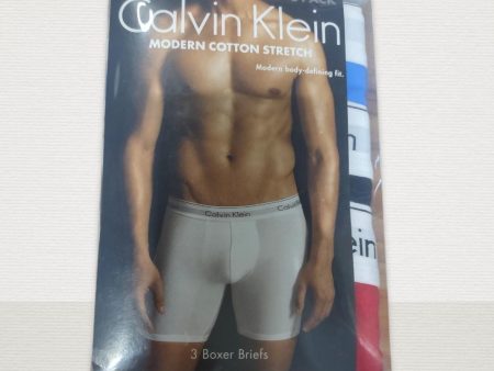 Calvin Klein Calzoncillos tipo bóxer modernos de algodón elástico para hombre, pack de 3 und Hot on Sale