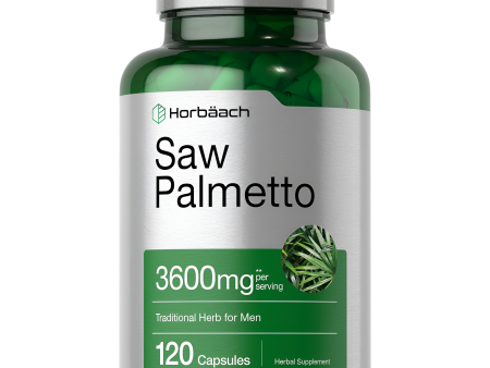 SAW PALMETTO EXTRACTO 3600MG  120 CAPSULES - HORBAACH Online Sale