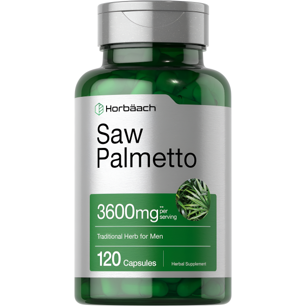 SAW PALMETTO EXTRACTO 3600MG  120 CAPSULES - HORBAACH Online Sale