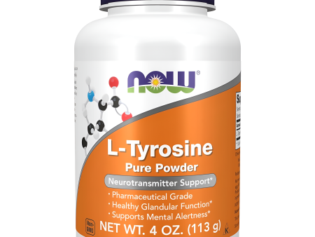 NOW Supplements L-Tyrosine Pure Powder 4oz. 113g Cheap