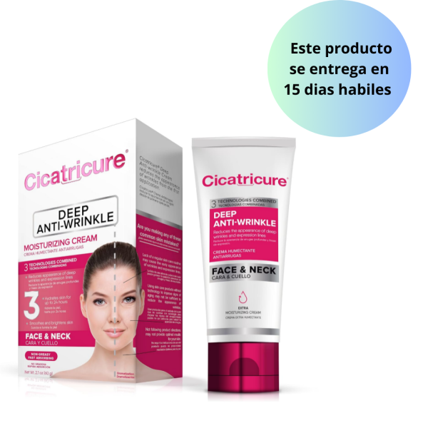 Cicatricure crema hidratante antiarrugas profunda para rostro y cuello 60g For Discount