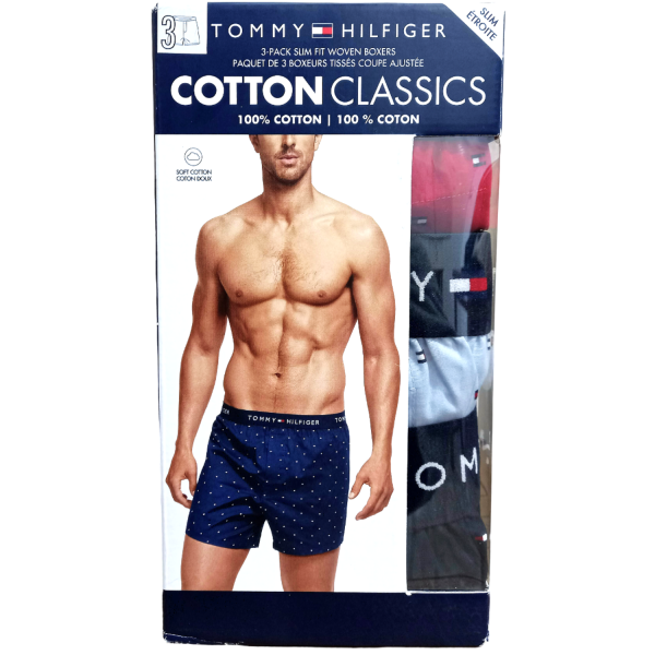 Tommy Hilfiger Cotton Classics - paquete 3 boxers 100% algodón - TALLA M Online now