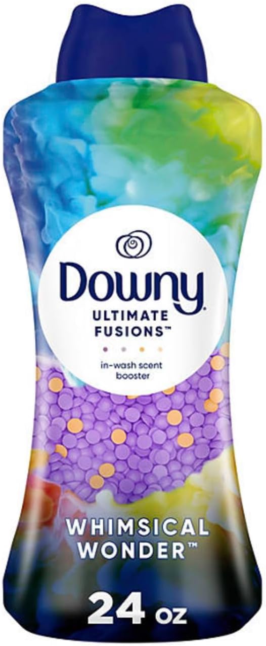 Downy Ultimate Fusions - Perlas potenciadoras de aroma en lavado + liberación de aroma de doble acción, maravilla caprichosa (24 onzas) Hot on Sale