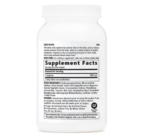 GNC L-Arginina 1000 mg, 90 capsulas Online Sale