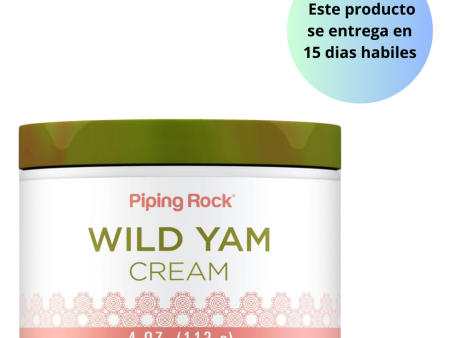 Piping Rock Crema de ñame silvestre , 4oz For Discount