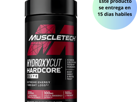 HIDROXICUT HARDCORE ELITE- MUSCLETECH 100 thermo caps de rápida disolución on Sale