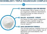 BioEmblem Complejo de Magnesio Triple, 300 mg de Glicinato de Magnesio, Malato y Citrato alta absorción, vegano, sin OMG, 90 cápsulas Hot on Sale