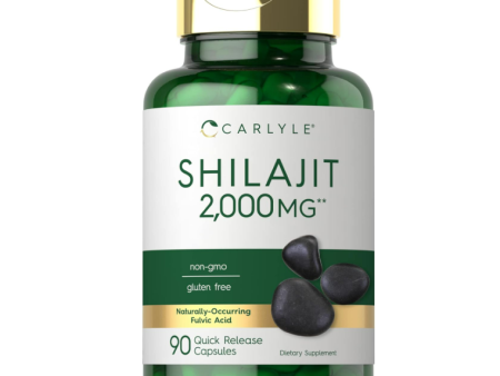 Carlyle  Shilajit 2000mg , 90 cápsulas de liberación rápida Online