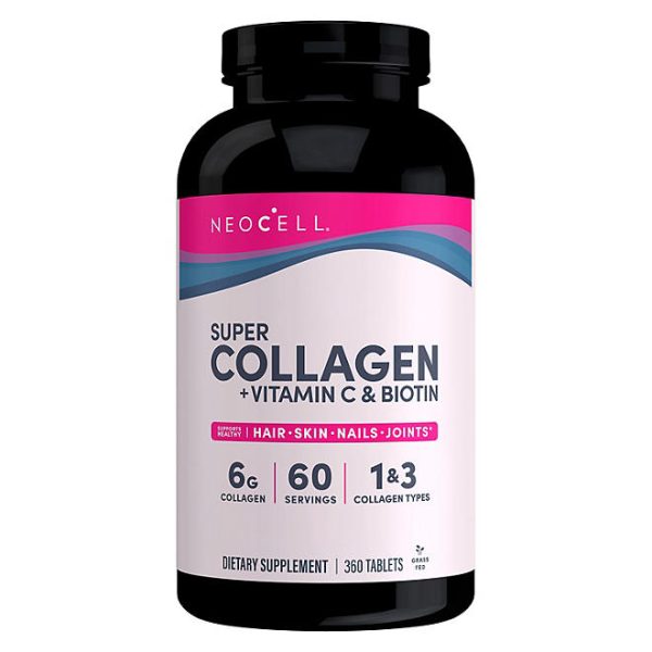 NEOCELL COLAGENO + VITAMINA C+ BIOTINA - 360 TABLETAS For Sale