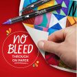 Sharpie Creative Markers, Brush & Bullet Tips, Assorted Colors, 12 plumones Online now