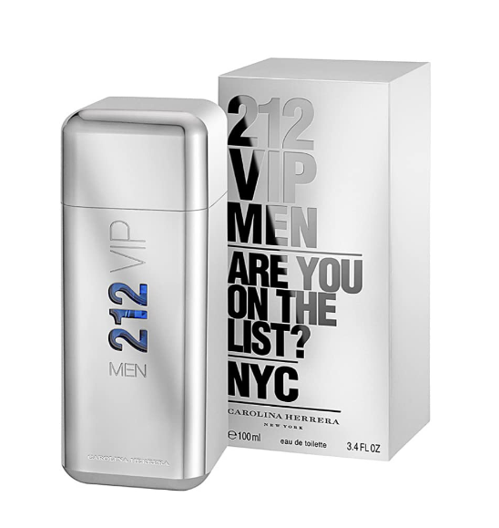 212 VIP para hombre NYC EDT , 100ml - Carolina Herrera Fashion