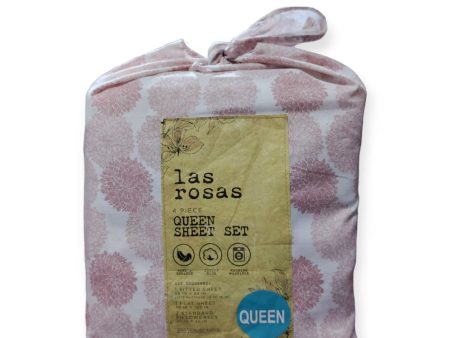 Juego de sabanas 4 piezas Queen - Las Rosas Supply