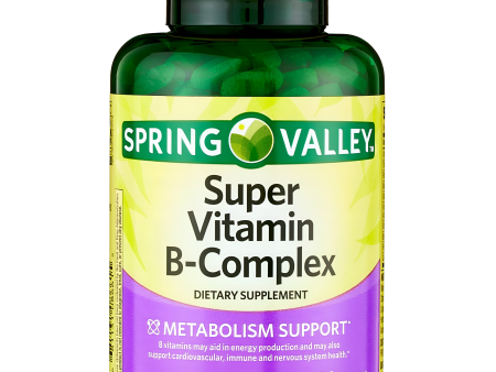 Super Vitamin B complex - Spring Valley - 250 Tabletas on Sale