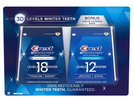 Crest 3D Whitestrips Efectos Profesionales + Bono 1 Hora Express Whitestrips Cheap