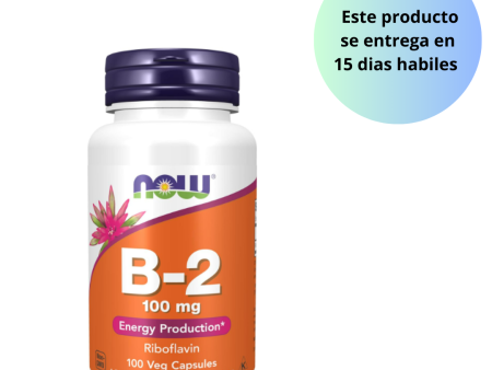 B-2 100mg, 100 capsulas vegetables - Now Online