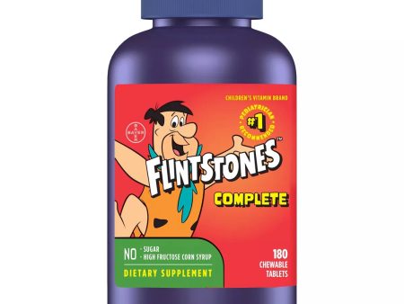 Flintstones Complete - Multivitaminico para Niños 180 Tabletas Masticables Fashion