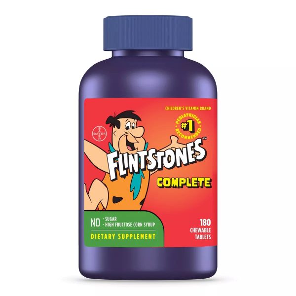 Flintstones Complete - Multivitaminico para Niños 180 Tabletas Masticables Fashion