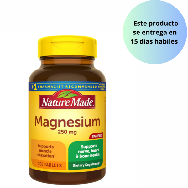 Nature Made Óxido de magnesio 250 mg , 200 tabletas For Cheap