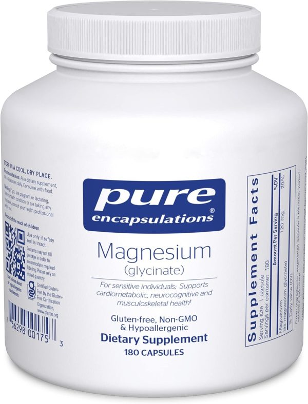 Pure Encapsulations - Magnesio Glicinato en Cápsulas For Discount