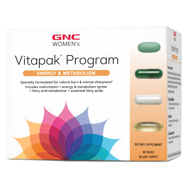 Programa vitapak energia y metabolismo , 30 packs  - GNC Online Sale