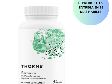 Thorne , Berberine - 60 capsulas Supply