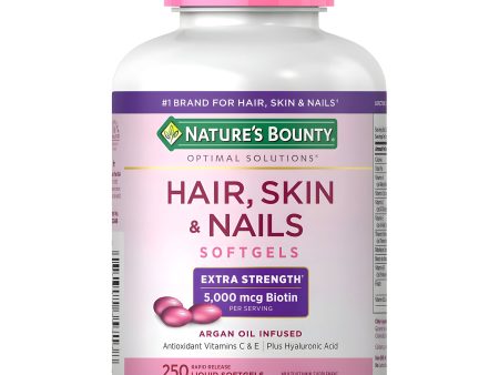 Hair , Skin & Nails 250 capsulas - Natures Bounty Online Sale