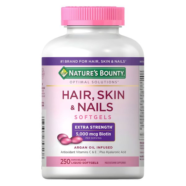 Hair , Skin & Nails 250 capsulas - Natures Bounty Online Sale