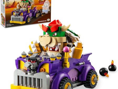 LEGO Super Mario Bowser s Muscle Car 71431 - Juego de expansión coleccionable de Bowser, 8+, 458 piezas Online Sale