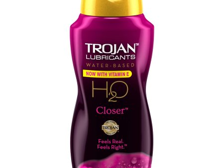 Lubricantes TROJAN Lubricante personal H2O Closer a base de agua 163 ml. Online Hot Sale