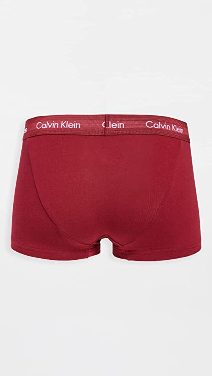 Calvin Klein de algodón elástico para hombre, paquete de 3 calzoncillos de tiro bajo Online Hot Sale