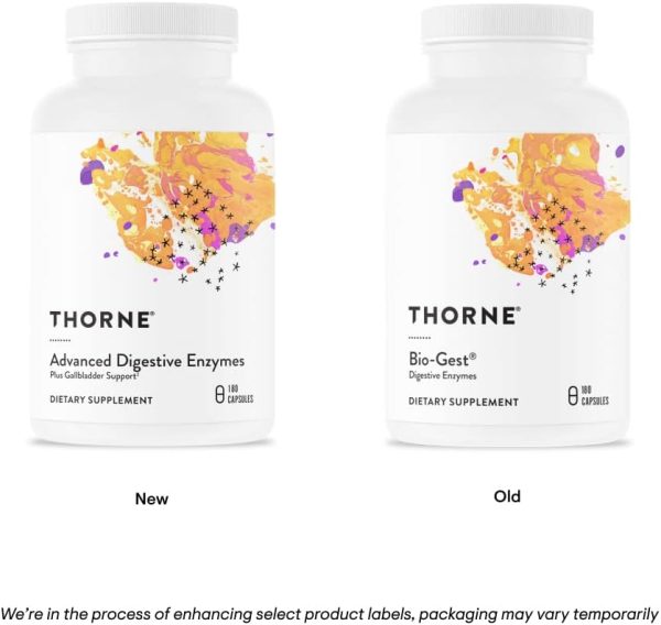 Thorne Research, Advanced Digestive Enzymes Bio-gest, mezcla de enzimas digestivas para ayudar a la digestión 180 caps Hot on Sale