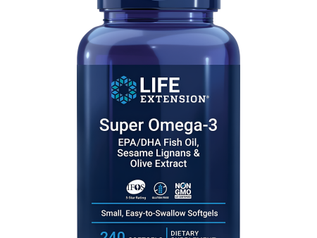 Super Omega 3   - 240 capsulas - Life Extension Sale