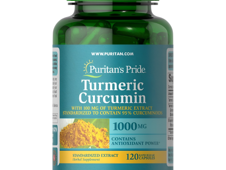 Curcumia Turmeric Puritan s Pride  1,000 mg , 120 capsulas Online